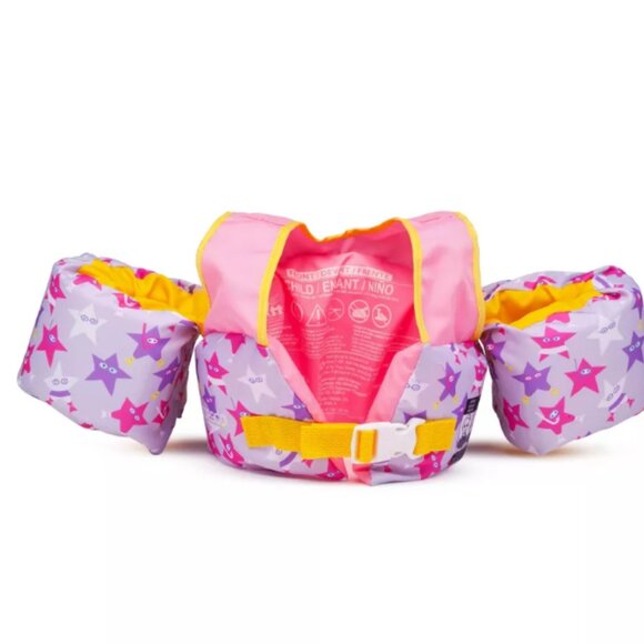 Speedo Splash Jammer - Purple Star: Youth Life Vest, 33-55 Pounds NIB - Picture 3 of 4